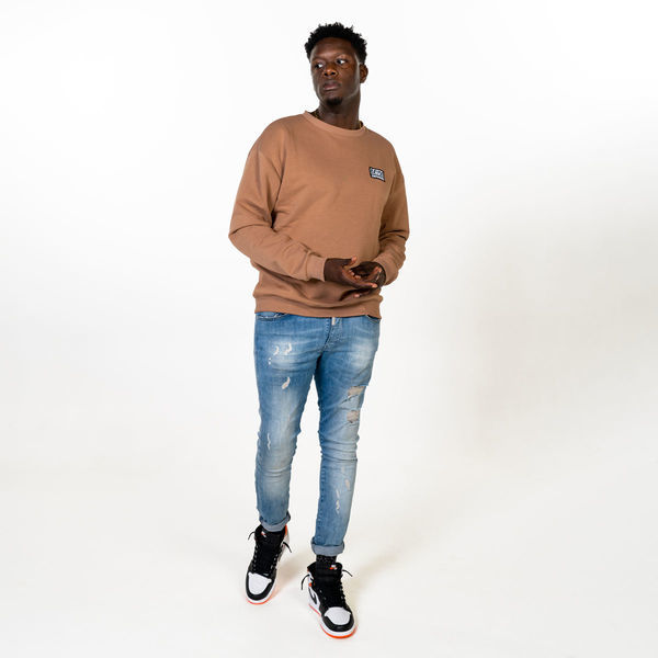 Zamnesia Icon -collegepaita | ruskea