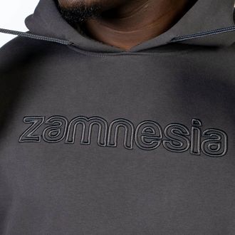 Zamnesia brodeerattu huppari | harmaa