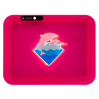 Rullaustarjotin Pink Dolphin (Glow Tray)