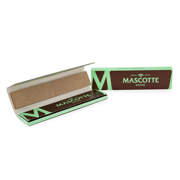 Mascotte Brown Combi Slim Size -sätkäpaperit + filtterit