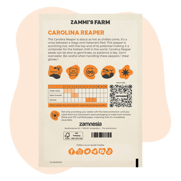 Carolina Reaper -siemenet