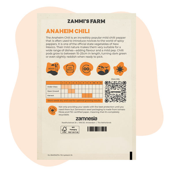 Anaheim-chilin siemenet