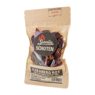 Kuivatut punaiset habanerochilit (Scovilla)