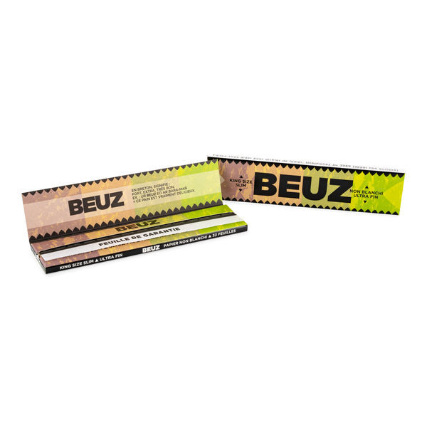 BEUZ valkaisemattomat sätkäpaperit, King Size Slim