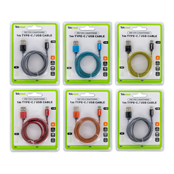 USB (Micro & C) -kaapeli 1 m