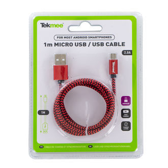 USB (Micro & C) -kaapeli 1 m