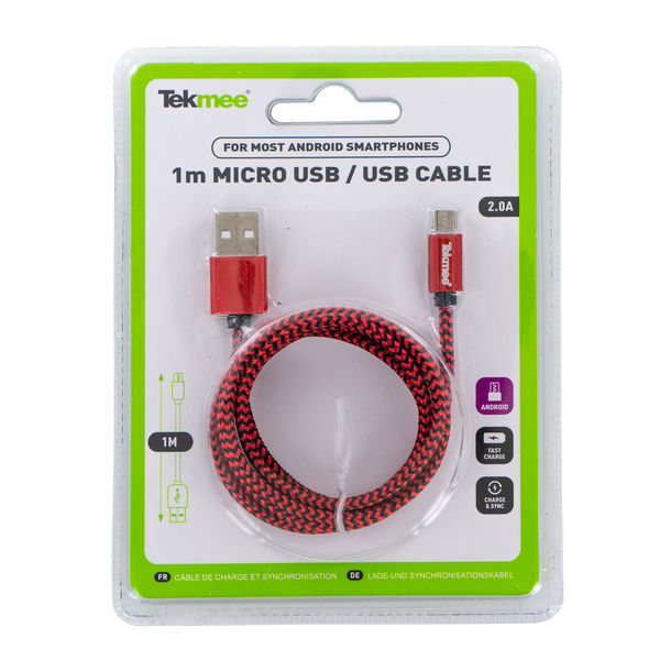 USB (Micro & C) -kaapeli 1 m