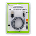 USB (Micro & C) -kaapeli 1 m