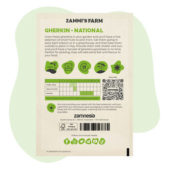 Kurkun 'National' (Cucumis sativus) siemenet