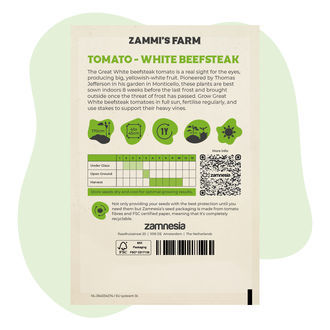 Great White -pihvitomaatin (Solanum lycopersicum) siemenet