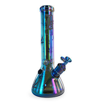 Beaker Ice -bongi, Rainbow (Black Leaf)