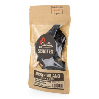 Kuivatut ancho poblano -chilit (Scovilla)