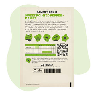 Makean suippopaprikan Kapiya (Capsicum annuum) siemenet