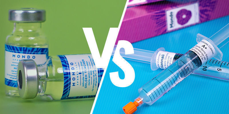 Itiöampulli vs. itiöruisku Itiöampulli vs. itiöruisku