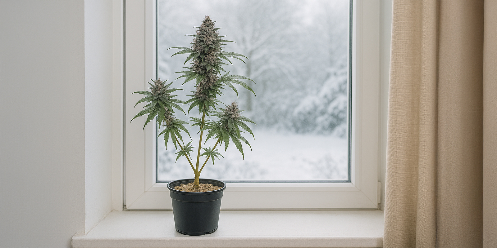 Kasvata kannabista ikkunalaudalla Kasvata kannabista ikkunalaudalla