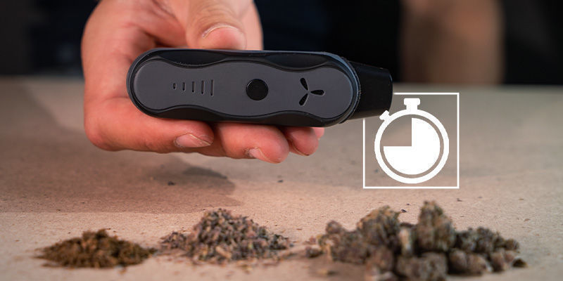 Ajasta sessiosi Weed Vaporizer TIME YOUR SESSIONS