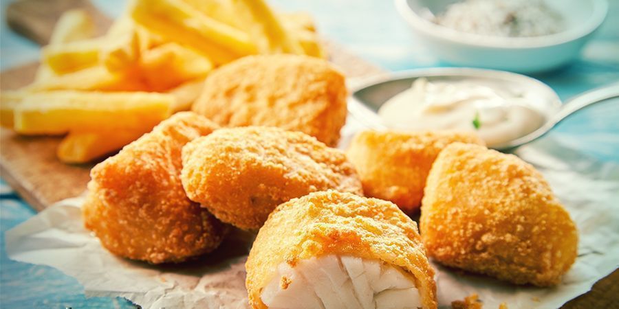 Kibbeling Amsterdamin stoner-välipalat: kibbeling