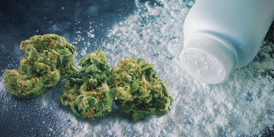 Talkki Kannabiksen epäpuhtaudet: talkki