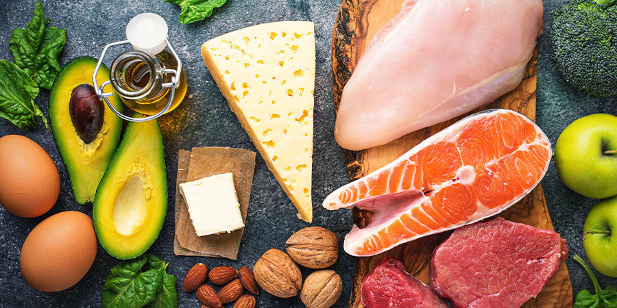 Keto-ruokien esimerkkejä Keto-ruokien esimerkkejä