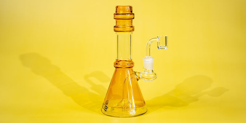 Black Leaf Oil Pipe With Honey Pot Black Leaf Oil Pipe with Honey Pot