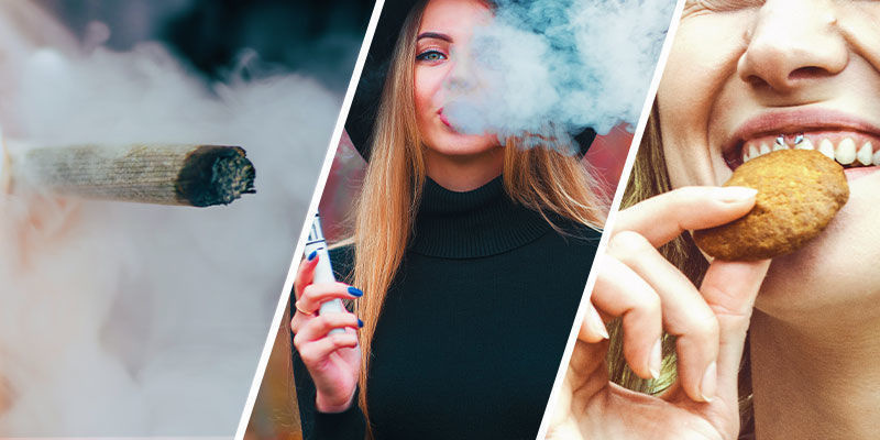 Onko eroa siinä, poltatko, höyrystätkö vai syötkö liikaa marihuanaa? Onko eroa siinä, poltatko, höyrystätkö vai syötkö liikaa marihuanaa?