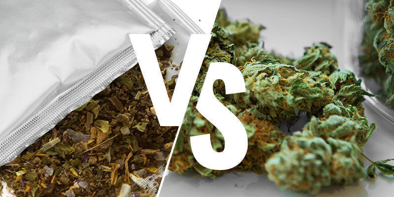 Luonnollinen vs. synteettinen kannabis Luonnollinen vs. synteettinen kannabis