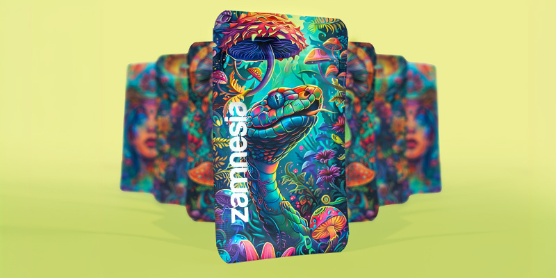 Magic Mushrooms Z-Lock Säilytyspussit (pieni) Magic Mushrooms Z-Lock Stash Bags (Small)