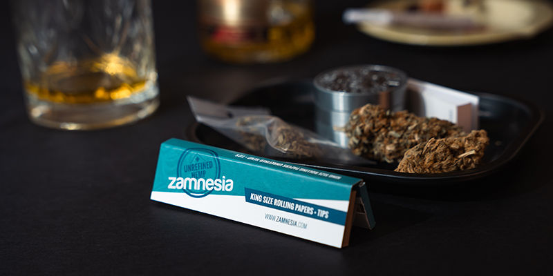 Zamnesia hampusta valmistetut king size -sätkäpaperit + filtterit Zamnesia hampusta valmistetut king size -sätkäpaperit + filtterit