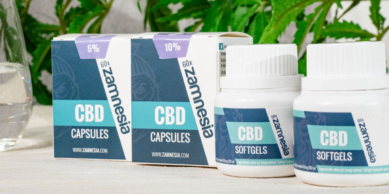 CBD Softgel -kapselit 5 % (Zamnesia)