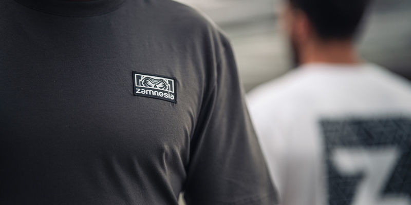 Zamnesia Icon Graphic T-paita harmaa
