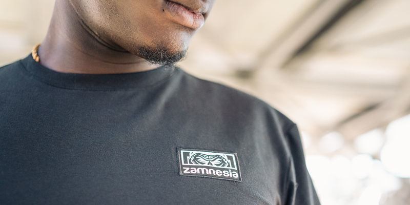 Zamnesia Icon Graphic -t-paita, musta