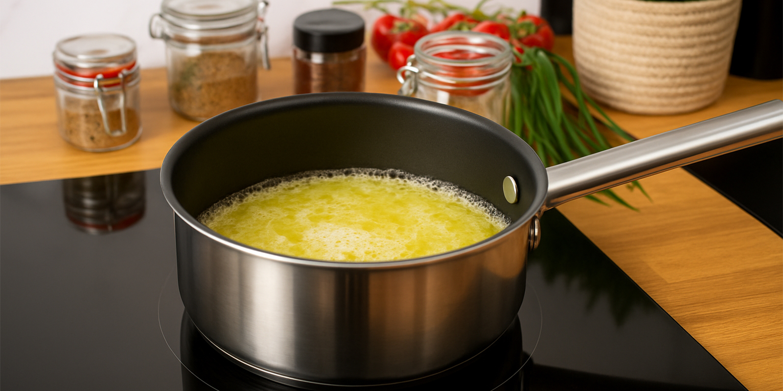 Infusoi voi tai ghee Infuse the butter or ghee