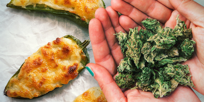 Tuo lisää potkua uunissa paistettuihin jalapeño poppereihin kannabiksella Tuo lisää potkua uunissa paistettuihin jalapeño poppereihin kannabiksella
