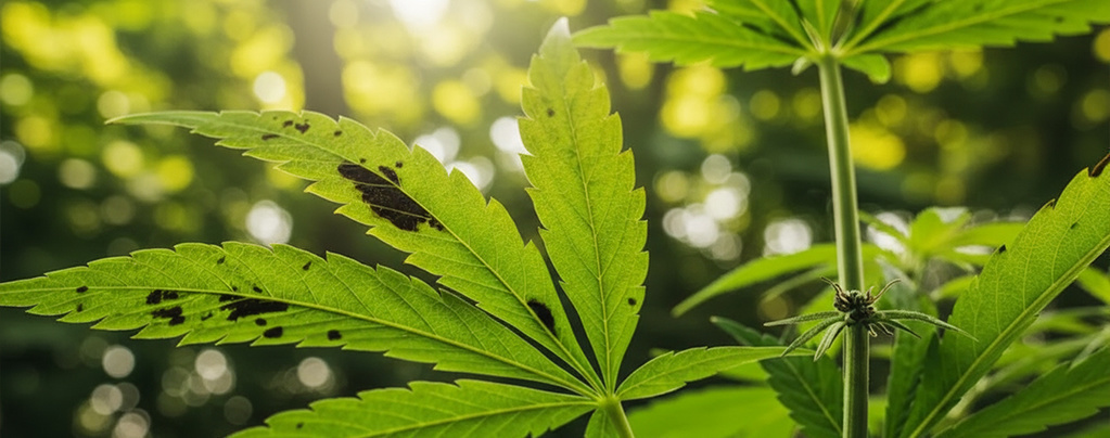 Mustat täplät kannabiksen lehdissä: Mitä ne tarkoittavat ja miten ne korjataan