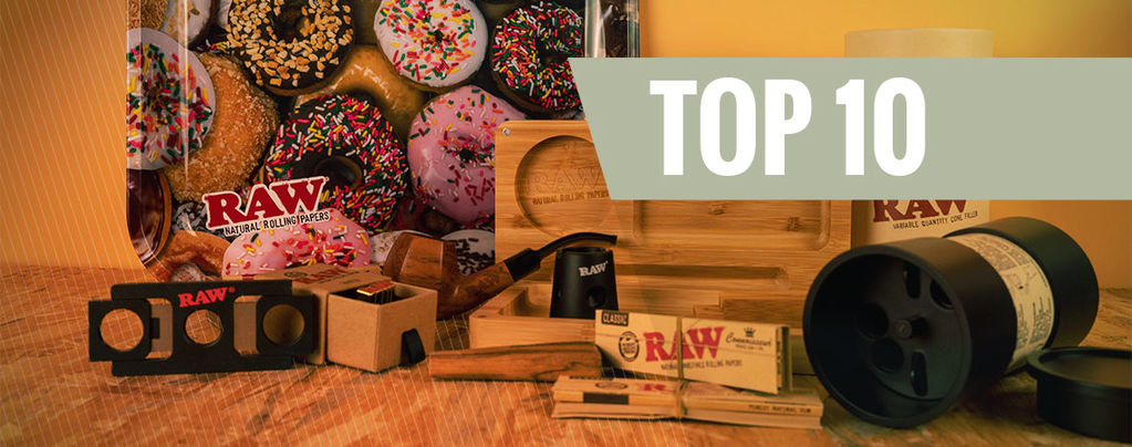 Top 10 RAW-tupakointitarvikkeet