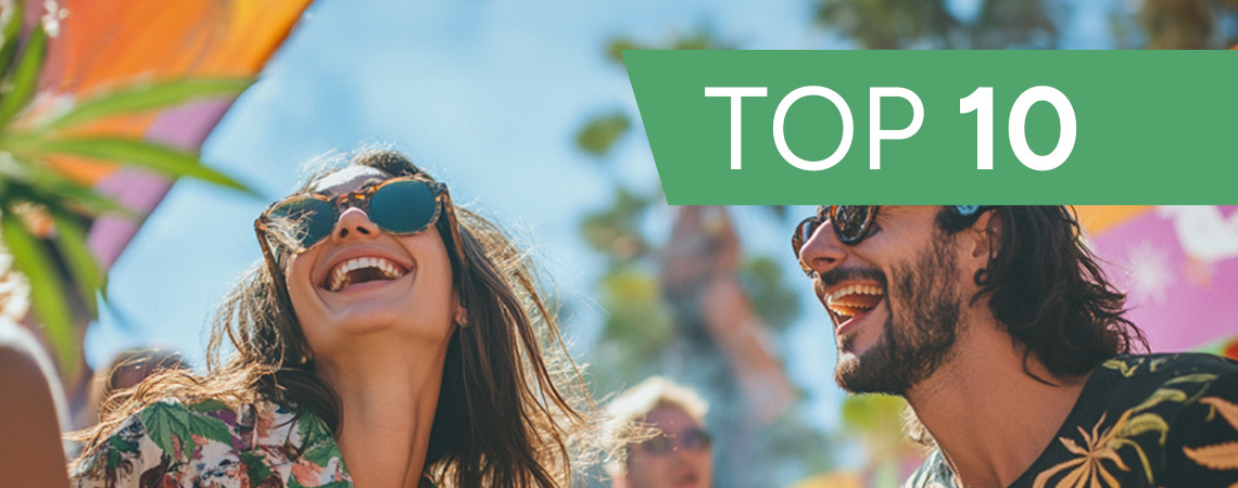 Top 10 kannabistapahtumat ja -festivaalit, jotka kannattaa kokea