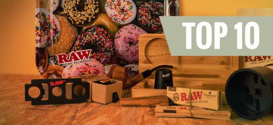 Top 10 RAW-tupakointitarvikkeet